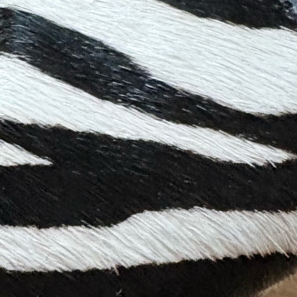 Zebra Ankle-Strap Heels - Picture 5 of 5